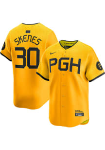 Paul Skenes Nike Pittsburgh Pirates Mens Gold City Connect Limited Baseball Jersey