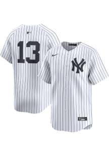 Jazz Chisholm Jr. Nike New York Yankees Mens White Home Number Only Limited Baseball Jersey