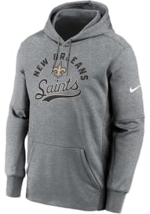 Nike New Orleans Saints Mens Grey Therma Hood