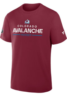 Colorado Avalanche Maroon Authentic Pro Primary Short Sleeve T Shirt