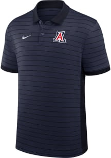 Nike Arizona Wildcats Mens Navy Blue Victory Stripe Short Sleeve Fashion Polo