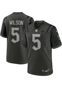 Garrett Wilson  Nike New York Jets Green Alt Game Football Jersey