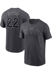 Juan Soto New York Mets Grey City Connect Short Sleeve Player T Shirt