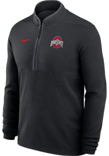 Nike Ohio State Buckeyes Mens Black Victory Long Sleeve Qtr Zip Pullover