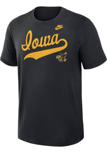 Nike Iowa Hawkeyes Black Legacy Short Sleeve T Shirt