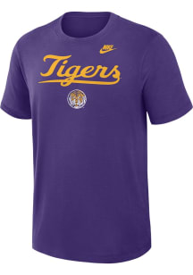 Nike LSU Tigers Purple Legacy Short Sleeve T Shirt