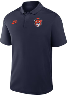 Nike Auburn Tigers Mens Navy Blue Victory Short Sleeve Polo