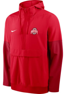 Nike Ohio State Buckeyes Mens Red Anorak Pullover Jackets