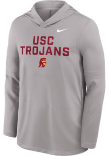 Nike USC Trojans Mens Grey Dri-Fit Hood
