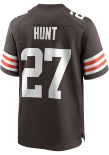 Kareem Hunt  Nike Cleveland Browns Brown Home Game Football Jersey