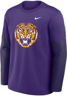 Nike LSU Tigers Purple Coach Long Sleeve T-Shirt