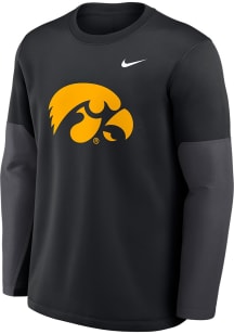 Nike Iowa Hawkeyes Black Coach Long Sleeve T-Shirt