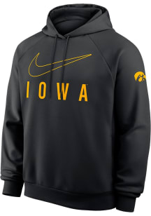 Nike Iowa Hawkeyes Mens Black Dri-Fit Hood