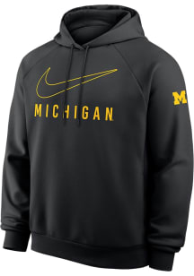 Nike Michigan Wolverines Mens Black Dri-Fit Hood