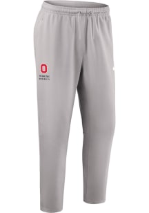 Nike Ohio State Buckeyes Mens Grey Dri-Fit Pants
