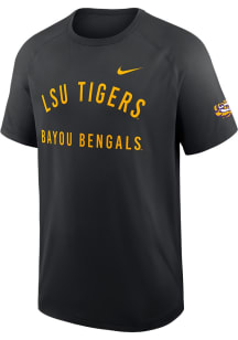 Nike LSU Tigers Black Dri-Fit Short Sleeve T Shirt