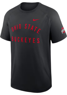 Nike Ohio State Buckeyes Black Dri-Fit Short Sleeve T Shirt