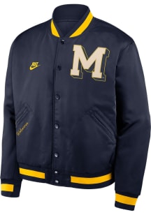 Nike Michigan Wolverines Mens Blue Legacy Medium Weight Jacket