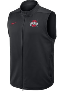 Nike Ohio State Buckeyes Mens Black Victory Sleeveless Jacket