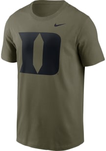 Nike Duke Blue Devils Olive Dri-Fit Short Sleeve T Shirt