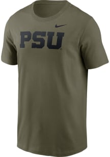 Nike Penn State Nittany Lions Olive Dri-Fit Short Sleeve T Shirt