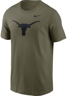 Nike Texas Longhorns Olive Dri-Fit Short Sleeve T Shirt