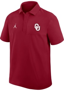 Nike Oklahoma Sooners Mens Cardinal Dri-Fit Short Sleeve Polo