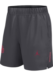 Nike Oklahoma Sooners Mens Charcoal Victory Shorts