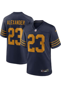 Jaire Alexander  Nike Green Bay Packers Navy Blue Alt Football Jersey