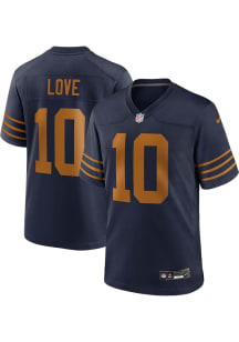 Jordan Love  Nike Green Bay Packers Navy Blue Alt Football Jersey