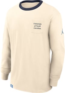Nike North Carolina Tar Heels Navy Blue Max 90 Long Sleeve T Shirt