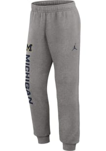 Nike Michigan Wolverines Mens Grey Club Fleece Sweatpants