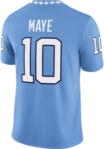 Drake Maye  Nike North Carolina Tar Heels Light Blue Football Drake Maye Vapor Football Jersey