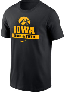Nike Iowa Hawkeyes Black Cotton Short Sleeve T Shirt