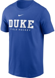 Nike Duke Blue Devils Blue Cotton Short Sleeve T Shirt
