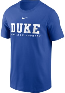 Nike Duke Blue Devils Blue Cotton Short Sleeve T Shirt