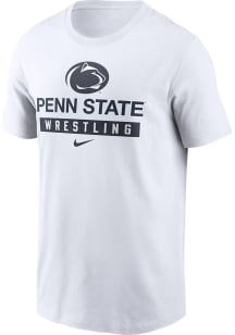 Nike Penn State Nittany Lions White Cotton Short Sleeve T Shirt