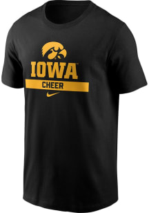 Nike Iowa Hawkeyes Black Basketball Short Sleeve T Shirt