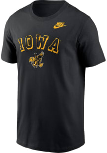 Nike Iowa Hawkeyes Black Football Legacy Short Sleeve T Shirt