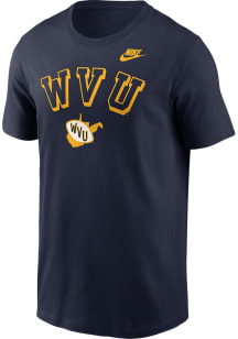 Nike West Virginia Mountaineers Navy Blue Legacy Short Sleeve T Shirt