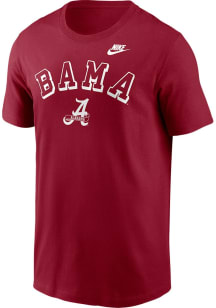 Nike Alabama Crimson Tide Crimson Football Legacy Short Sleeve T Shirt