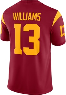 Caleb Williams  Nike USC Trojans Cardinal Football Caleb Williams Vapor Football Jersey