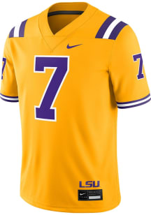 Nike LSU Tigers Gold Football Vapor Football Jersey