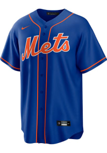 New York Mets Mens Nike Replica Alt Design Jersey - Blue