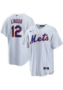 Francisco Lindor New York Mets Mens Replica Home Jersey - White