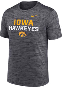 Nike Iowa Hawkeyes Black Velocity Short Sleeve T Shirt