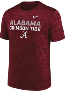 Nike Alabama Crimson Tide Crimson Velocity Short Sleeve T Shirt