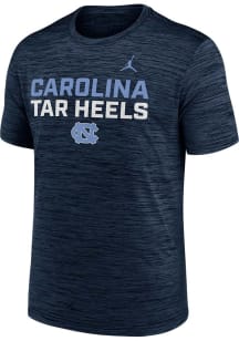Nike North Carolina Tar Heels Navy Blue Jordan Velocity Short Sleeve T Shirt