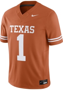 Nike Texas Longhorns Burnt Orange Football Vapor Football Jersey
