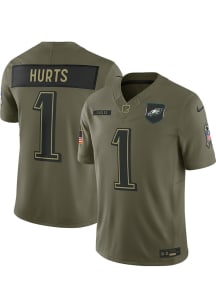 Jalen Hurts Nike Philadelphia Eagles Mens Olive Salute to Service Limited Football Jersey
